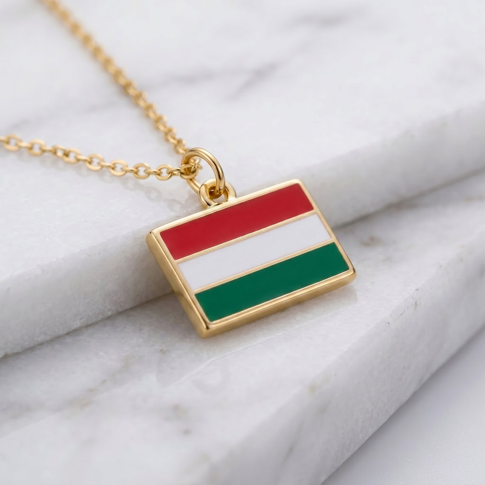 Magyarország zászló charm